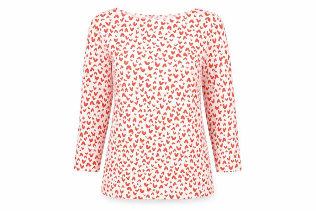 Womens UK Size 8 Marks and Spencer Red Basic T-Shirt
