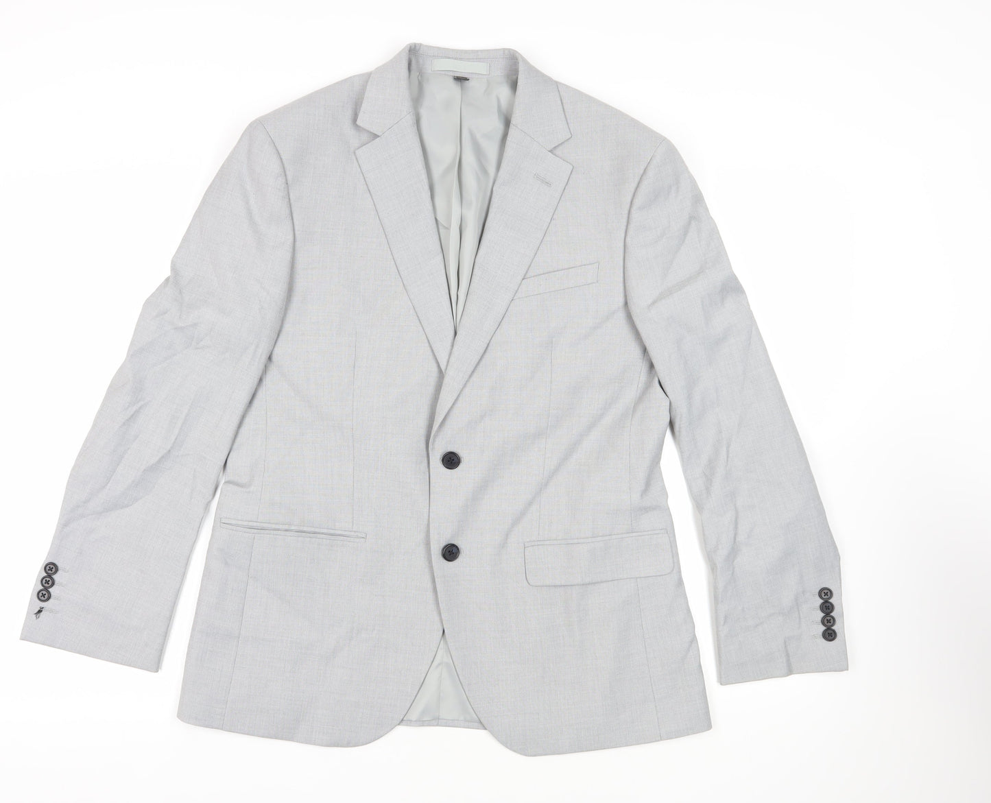 Mens UK Size 38 Marks and Spencer Regular Grey Suit Jacket