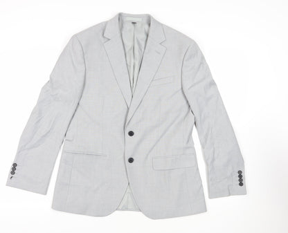 Mens UK Size 38 Marks and Spencer Regular Grey Suit Jacket