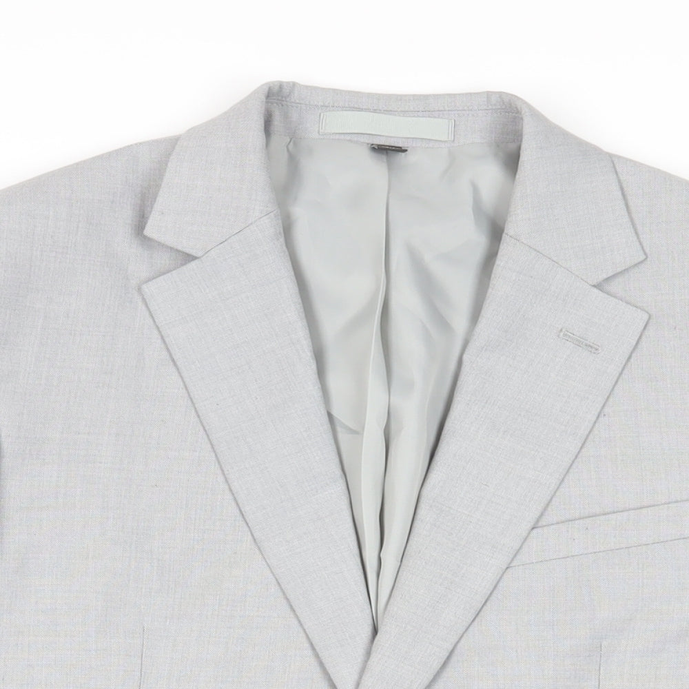 Mens UK Size 38 Marks and Spencer Regular Grey Suit Jacket