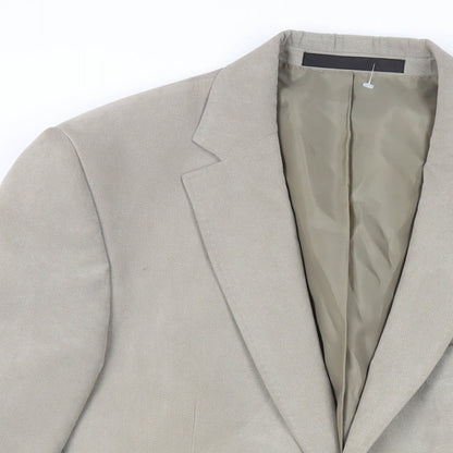 Mens UK Size 38 Marks and Spencer Regular Beige Suit Jacket