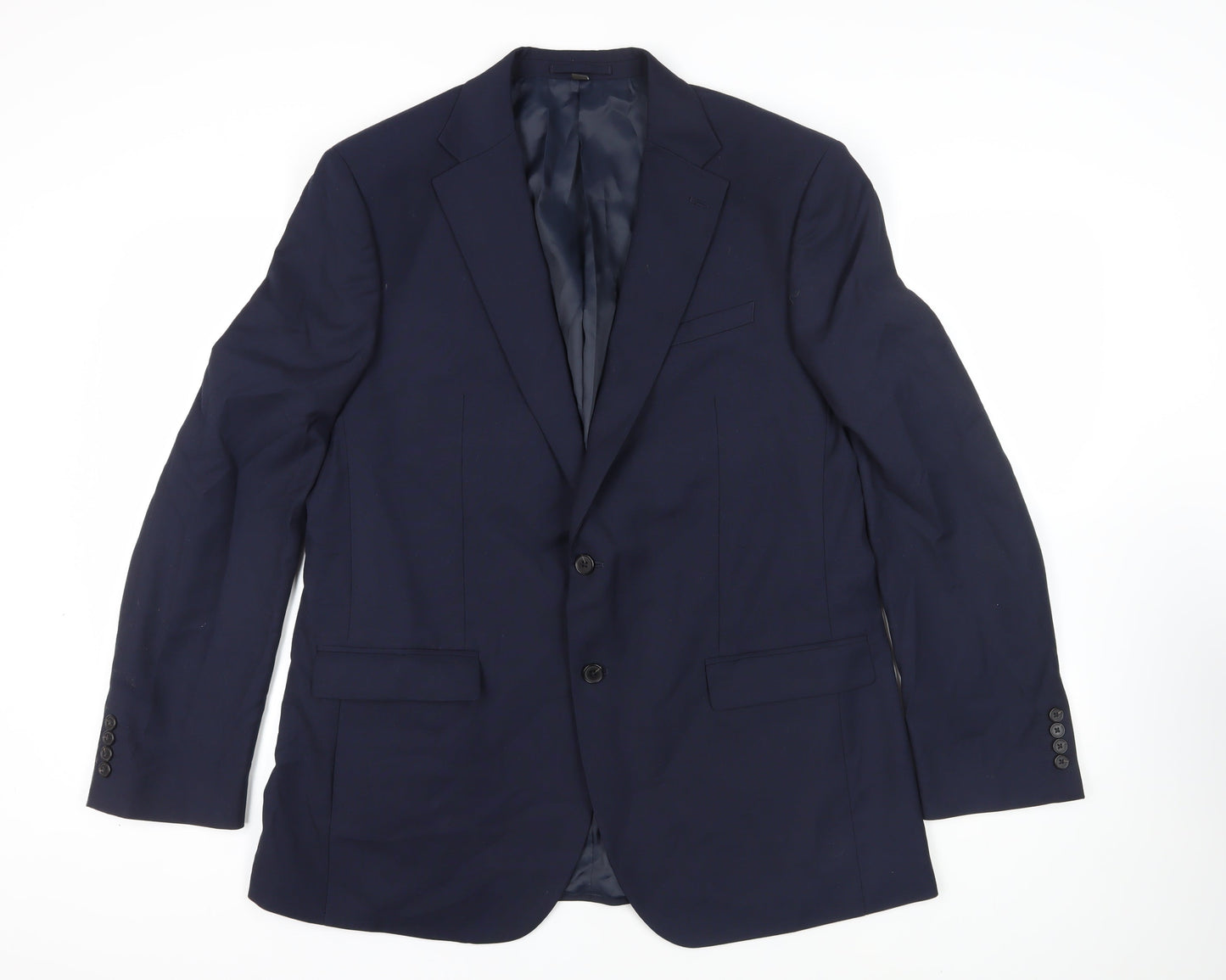 Mens UK Size 44 Marks and Spencer Regular Blue Suit Jacket