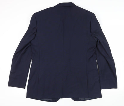 Mens UK Size 44 Marks and Spencer Regular Blue Suit Jacket