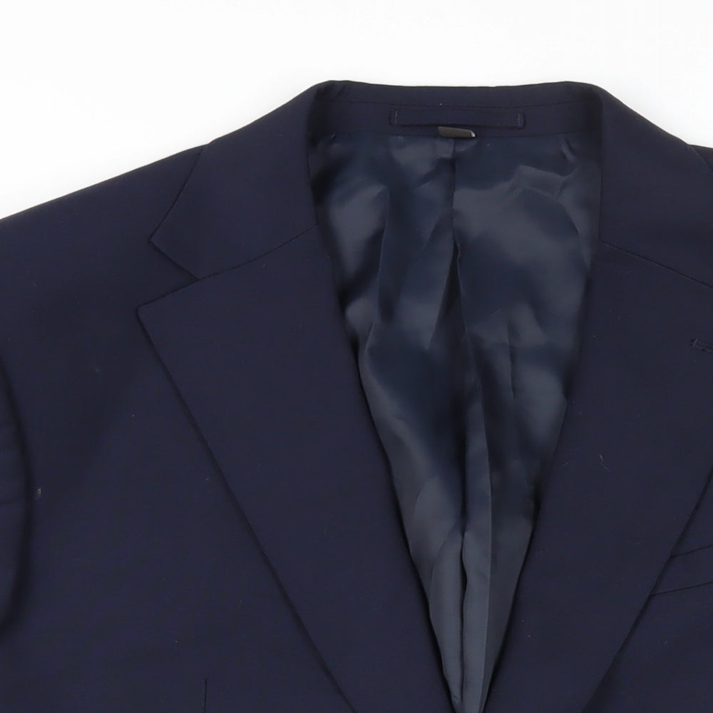 Mens UK Size 44 Marks and Spencer Regular Blue Suit Jacket
