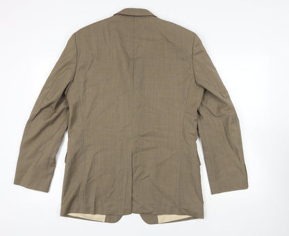 Mens UK Size 40 Cerruti Regular Beige Suit Jacket