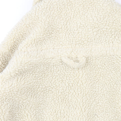 Womens UK Size XS Monki Ivory Overcoat
