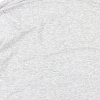 Womens UK Size 14 Disney Grey Basic T-Shirt