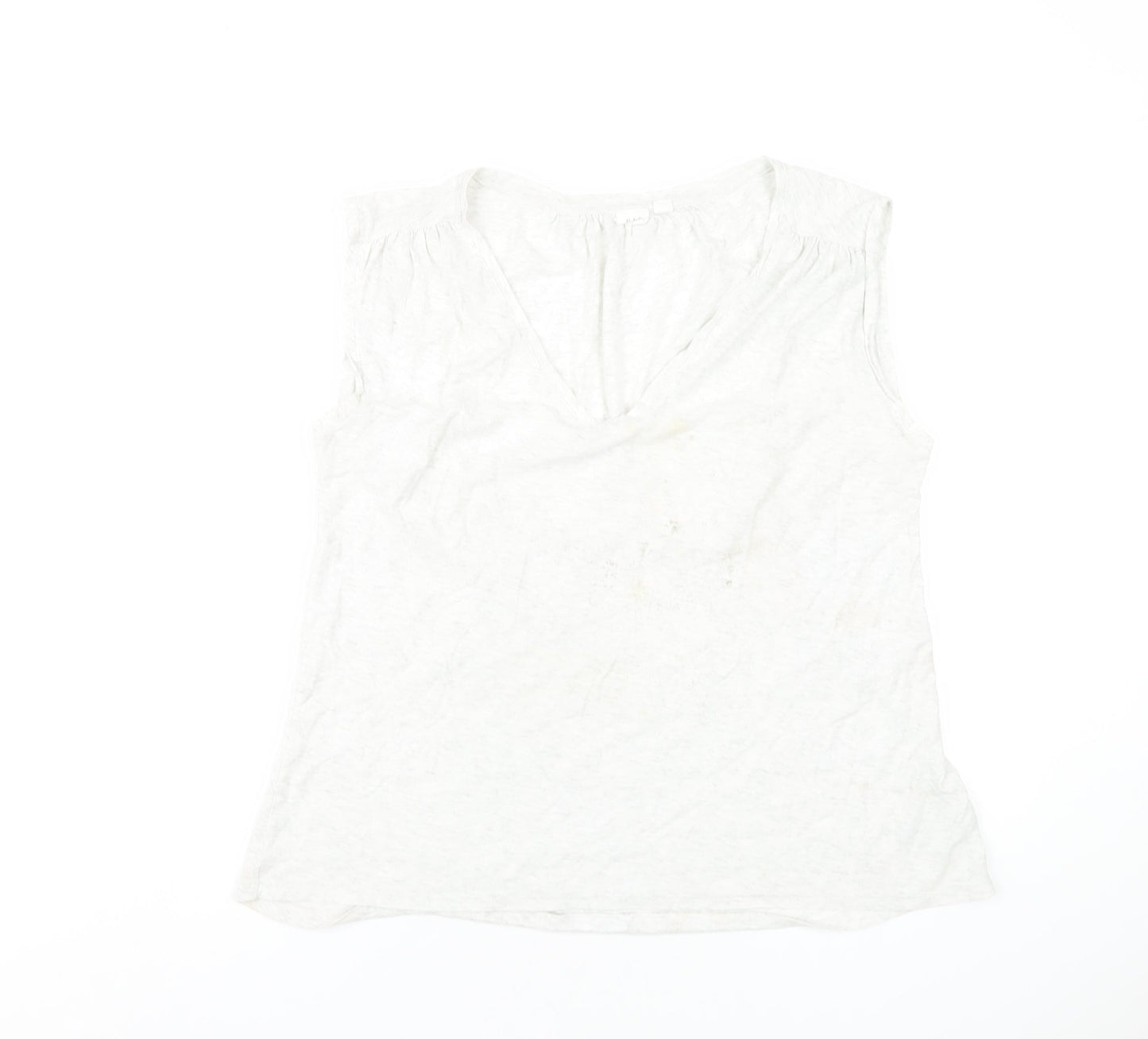 Womens UK Size M Gap Grey Basic Tank