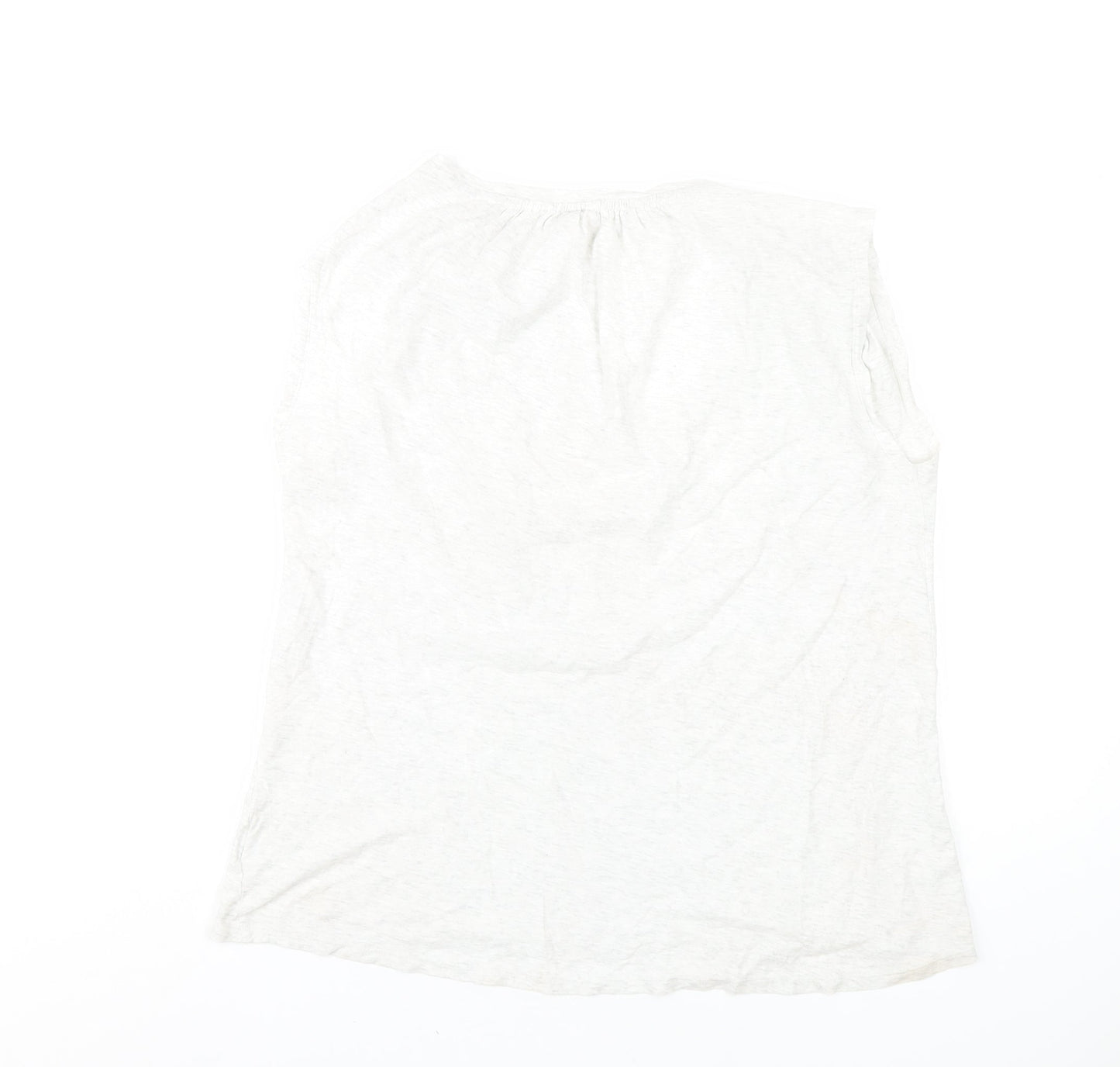 Womens UK Size M Gap Grey Basic Tank