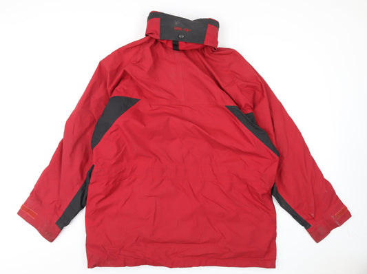 Mens UK Size XL Bradsport Red Rain Coat