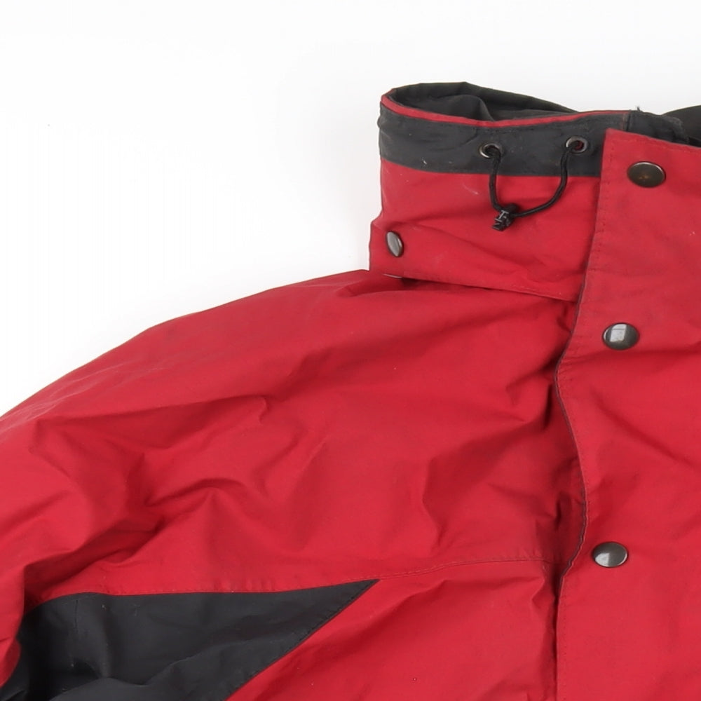 Mens UK Size XL Bradsport Red Rain Coat