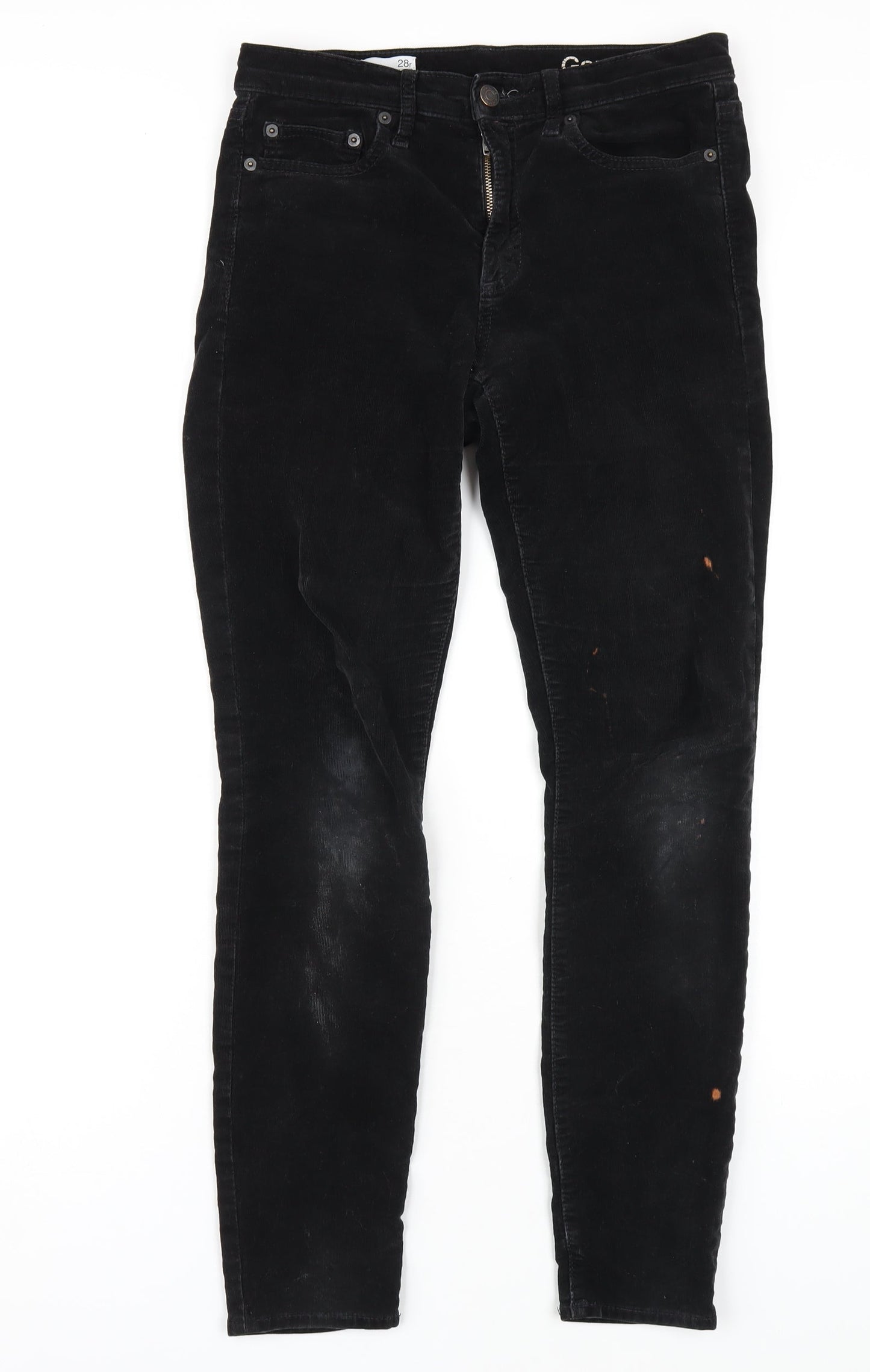 Womens UK Size 28 in Gap Regular Fit  Black Trousers