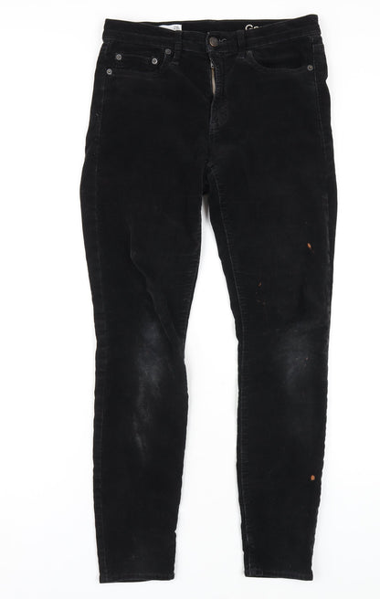 Womens UK Size 28 in Gap Regular Fit  Black Trousers