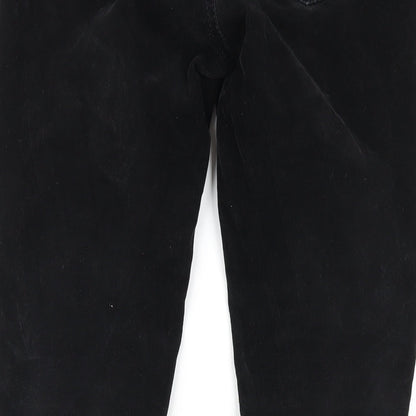 Womens UK Size 28 in Gap Regular Fit  Black Trousers