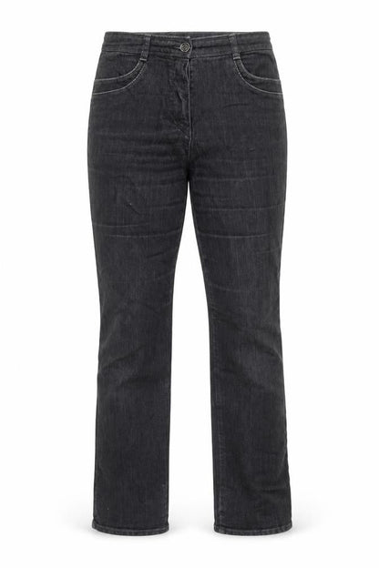 Womens UK Size 12 Gerry Weber Regular Fit Straight Black Jeans
