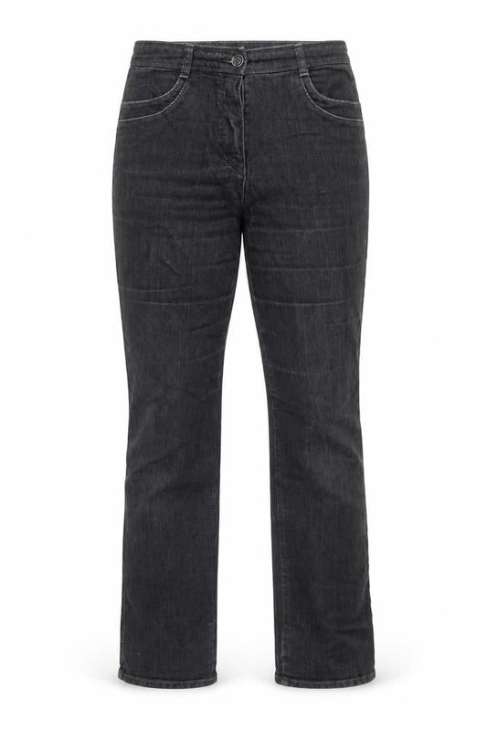 Womens UK Size 12 Gerry Weber Regular Fit Straight Black Jeans