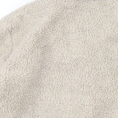 Damart Womens Beige Overcoat Coat Size 18 Button