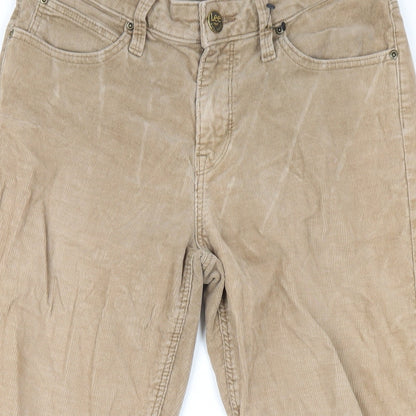 Womens UK Size 27 in Lee Cooper Regular Fit  Beige Trousers