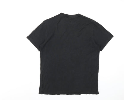 Womens UK Size S Gap Black Basic T-Shirt