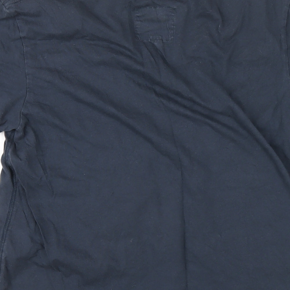 Womens UK Size 8 Jack Wills Blue Basic T-Shirt