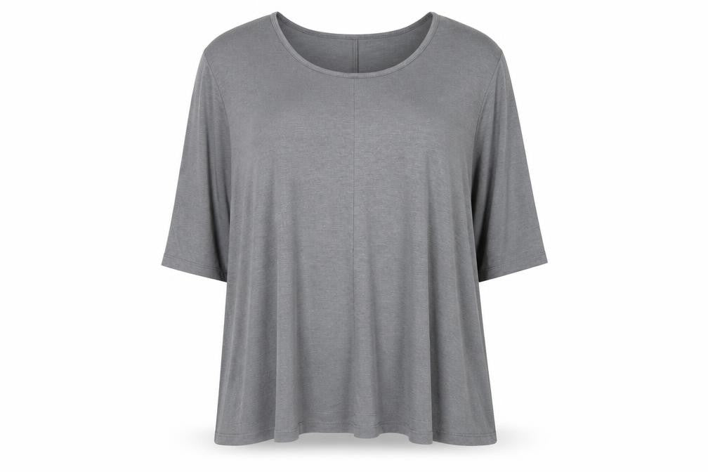 Womens UK Size XL VERO MODA Grey Basic T-Shirt
