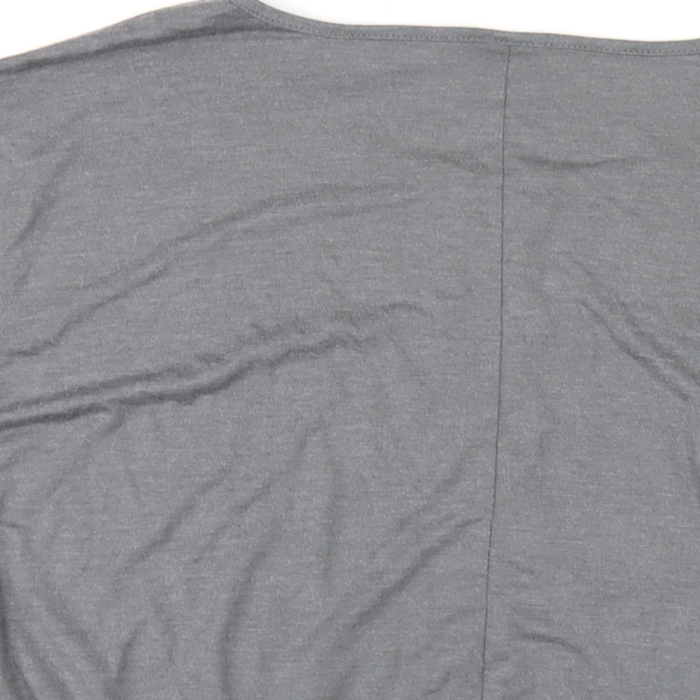 Womens UK Size XL VERO MODA Grey Basic T-Shirt