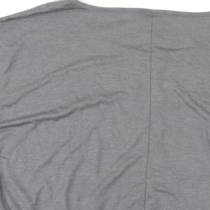 Womens UK Size XL VERO MODA Grey Basic T-Shirt