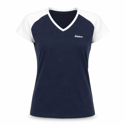 Womens UK Size 16 Diadora Blue Basic T-Shirt