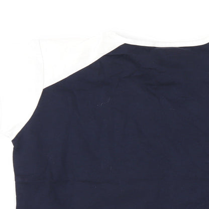 Womens UK Size 16 Diadora Blue Basic T-Shirt