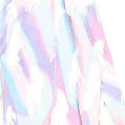 Monsoon Girls Multicoloured Geometric Polyester Top One Piece Size 5-6 Years Zip - Unicorns