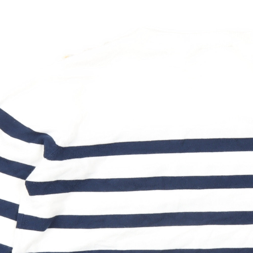 Womens UK Size M Cream White Pullover Jumper