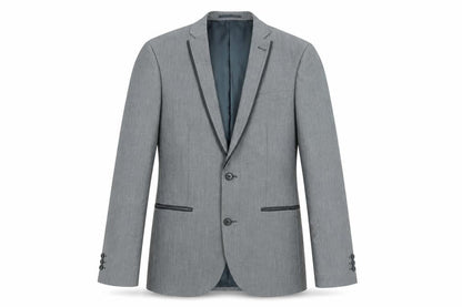 NEXT Mens Grey Polyester Jacket Suit Jacket Size 38 Regular