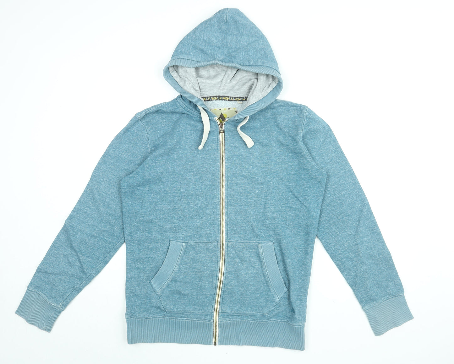 Mens UK Size S Debenhams Blue Full Zip Hoodie
