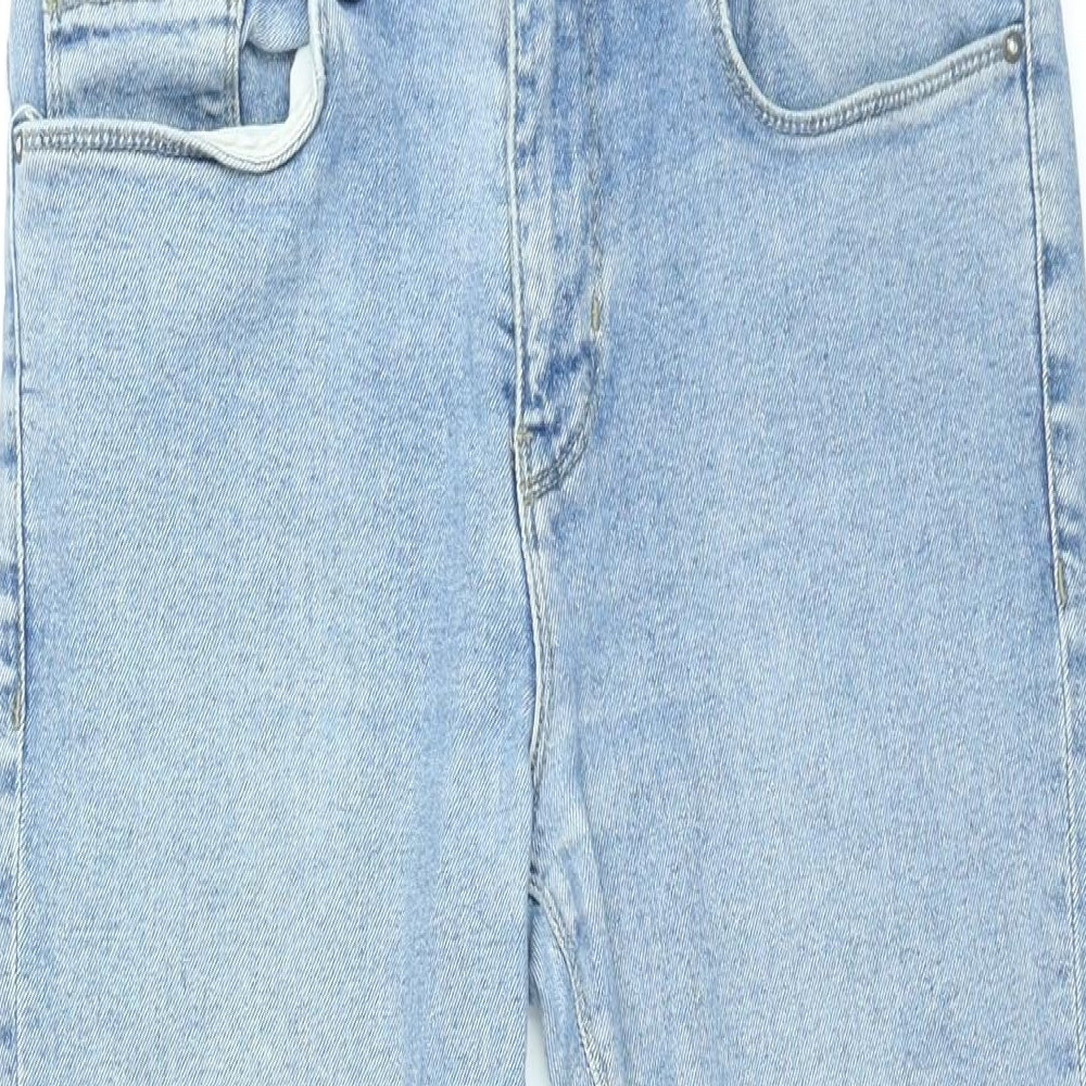 New Look Mens Blue Cotton Skinny Jeans Size 30 in L31 in Regular Zip