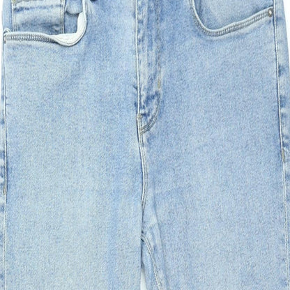 New Look Mens Blue Cotton Skinny Jeans Size 30 in L31 in Regular Zip