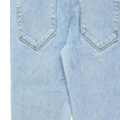 New Look Mens Blue Cotton Skinny Jeans Size 30 in L31 in Regular Zip