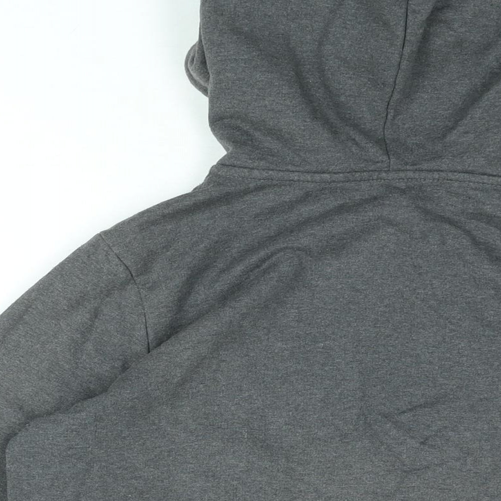 DeFacto Womens Grey Cotton Full Zip Hoodie Size XS Zip