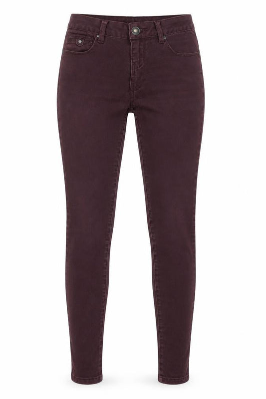 Supersoftskinny Womens Purple Cotton Skinny Jeans Size 8 L28.5 in Regular Zip