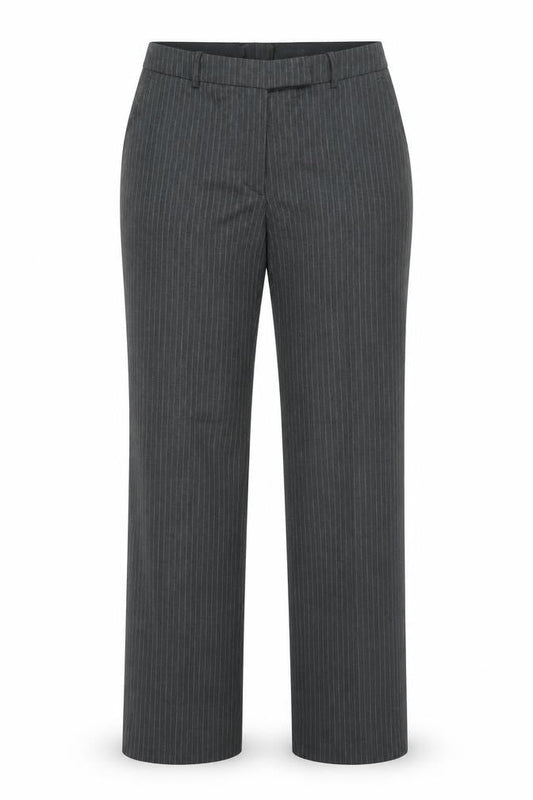 Womens UK Size 12 H&M Regular Fit Dress Pants Grey Trousers