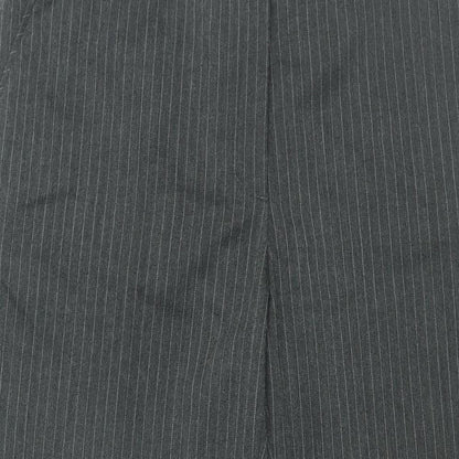 Womens UK Size 12 H&M Regular Fit Dress Pants Grey Trousers