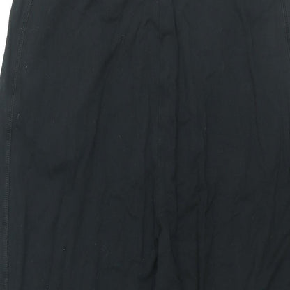 Womens UK Size 10 Marks and Spencer Regular Fit Cropped Black Trousers
