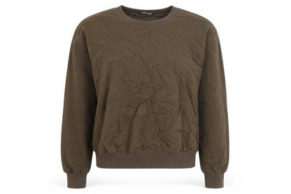 Zara Womens Brown Cotton Pullover Sweatshirt Size L Pullover