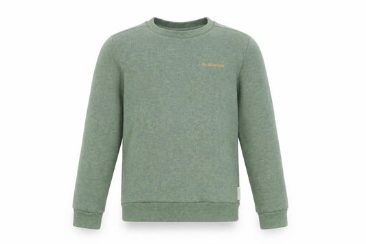 Quechua Boys Green Round Neck Polyester Pullover Jumper Size 10 Years Pullover