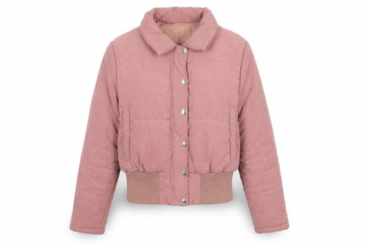 PRETTYLITTLETHING Womens Pink Jacket Coat Size 6 Zip