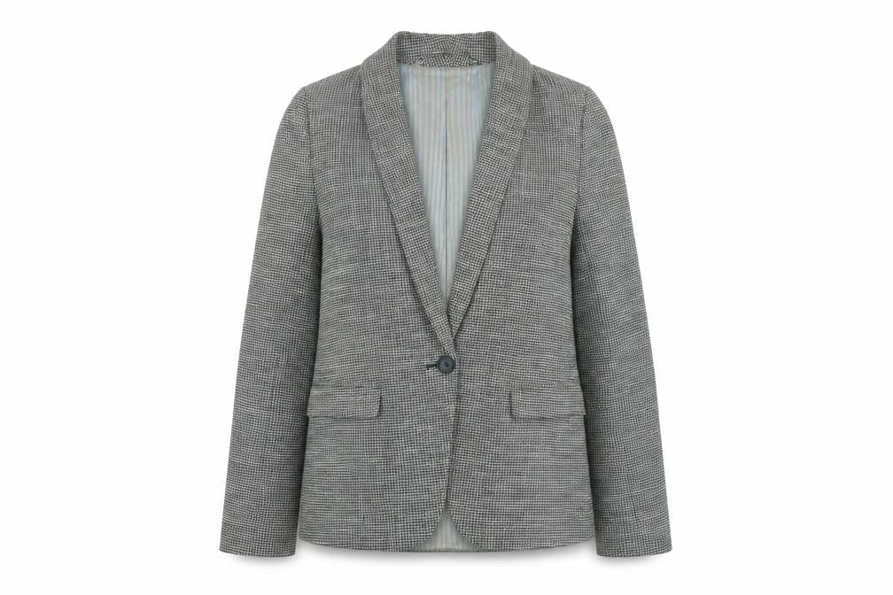 Next Womens Grey Jacket Blazer Size 6 Button