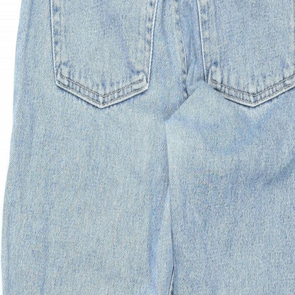 American Apparel Womens Blue Cotton Mom Jeans Size 26 in L32.5 in Regular Zip