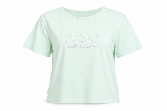 Womens UK Size 14 Holmewood Blue Basic T-Shirt