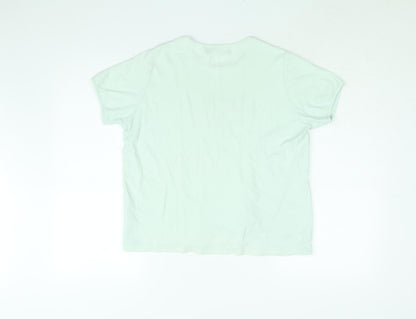 Womens UK Size 14 Holmewood Blue Basic T-Shirt