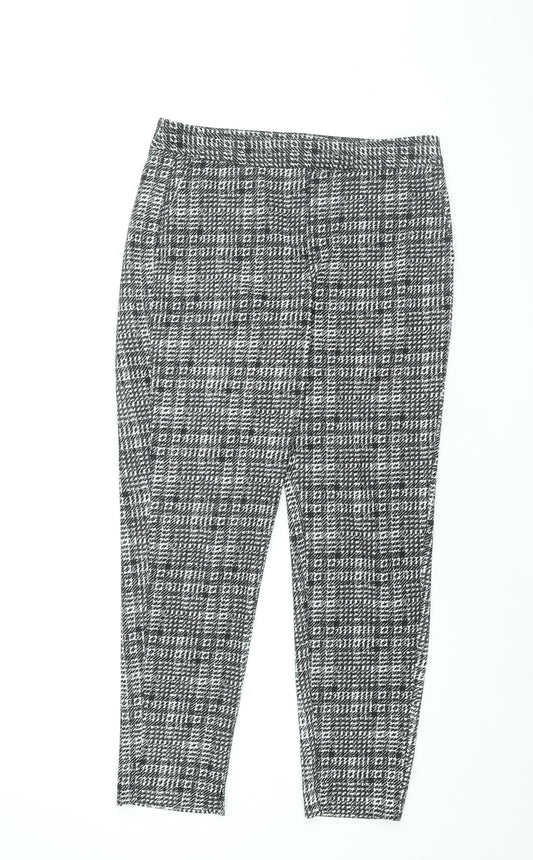 Womens UK Size 10 Dorothy Perkins Regular Fit  Black Trousers