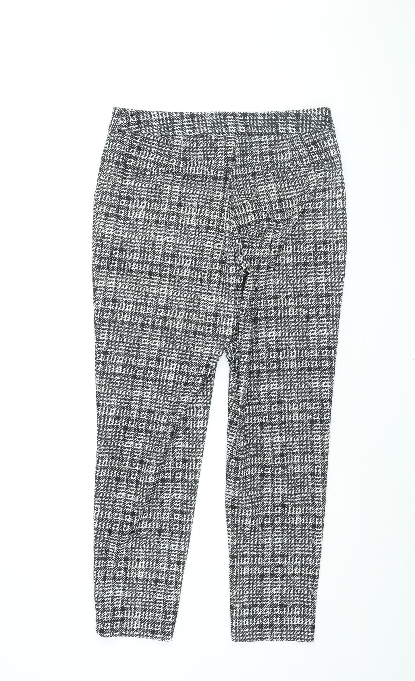 Womens UK Size 10 Dorothy Perkins Regular Fit  Black Trousers